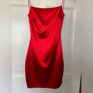 Red homecoming dress